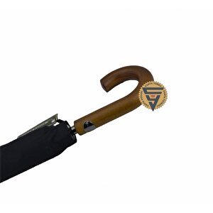 Snotline Lüx 16 Telli Protokol Vale Baston Şemsiye Siyah 41g 105 Cm Cap
