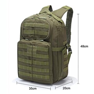 Taktikal Taktic 50 Lt Sırt Çantası Haki Yeşil