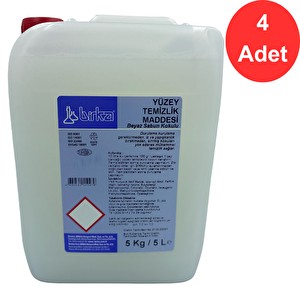 Beyaz Sabun Kokulu Yüzey Temizleyici 5 Litre X 4 Adet