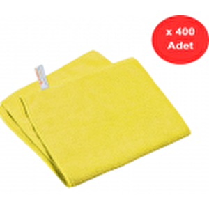 Mikrofiber Genel Temizlik Bezi Sarı 40x40 Cm. - 400 Adet