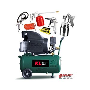 Klpro 50 Litre Hava Kompresörü Klk50 2 Hp 8 Bar