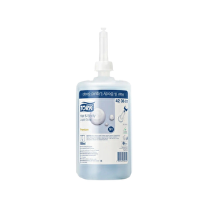 1 Ad. Tork Sıvı Sabun Dispenseri Siyah 560008 + 1 Litre Tork Sıvı Sabun Premium Hediyeli