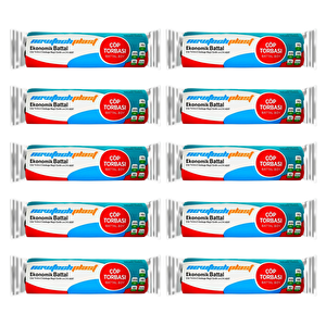 Newtechplast Çöp Torbası Battal Boy mavi 72 X 95 Cm. 300 Gr. 10 rulo