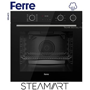 Ferre Steamart Ss Serisi Siyah Set (ss205 + Xe64cs +d086 ) - Kare Emaye Izgara