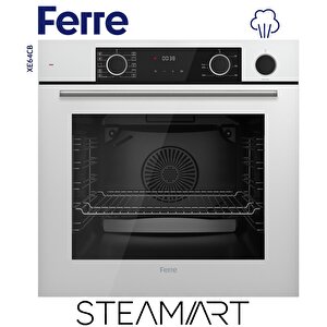 Ferre Steamart Ss Serisi Beyaz Set (ss206 + Xe64cb +d087 ) - Kare Emaye Izgara
