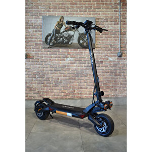 Mx-t10 Çift Motor Katlanabilir Elektrikli Scooter 1600w Siyah