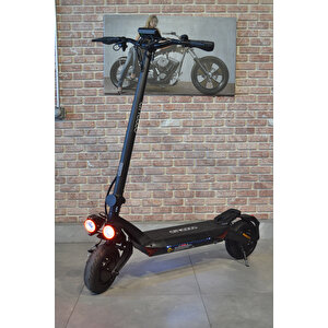 Mx-t10 Çift Motor Katlanabilir Elektrikli Scooter 1600w Siyah