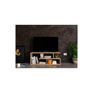 Safir Meşe Tv Ünitesi Tv Sehpası Meşe