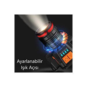 Ycl 10 W 3 Modlu Şarjlı Powerbank Özellikli Kafa Lambası - Yis-205