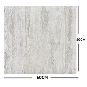 Kendinden Yapışkanlı Yer Zemin Ve Duvar Kaplama Paneli Arkası Kauçuklu 60x60cm Floor Pvc Panel 607