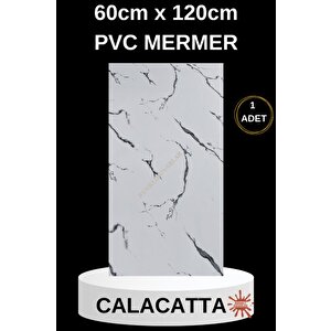 Alternatif Kaplama Uv Pvc Mermer Panel Calcatta 1 Adet 60x120cm Ev Ofis Otel Duvar Kaplama Paneli