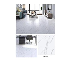 Kendinden Yapışkanlı Yer Zemin Ve Duvar Kaplama Paneli Arkası Kauçuklu 60x60cm Floor Pvc Panel 6216