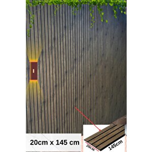 Atc Teak Plus Model Ev Ofis Konut Dekoratif Pvc Kaplama Lambiri Duvar Paneli 20x145cm 1 Adet
