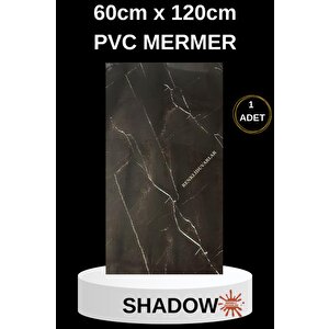 Alternatif Kaplama Uv Pvc Mermer Panel Shadow 1 Adet 60x120cm Ev Ofis Otel Duvar Kaplama Paneli