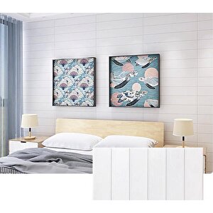 3d Lambiri Tahta Model 70x500cm Kendinden Yapışkanlı Duvar Kağıdı Esnek Köpük Panel Nw43 70x500cm