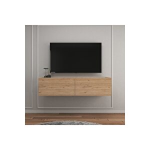 Meşe 100 Cm Tv Ünitesi Tv Sehpası Duvar Rafı Kitaplık