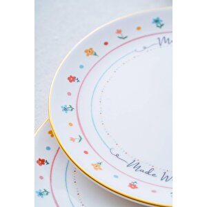 Livaldi 6 Parça Pasta Tabağı - 19 Cm