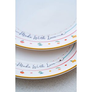 Livaldi 6 Parça Pasta Tabağı - 19 Cm