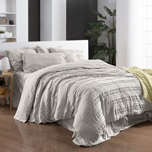 Leon Bej Tek Kişilik %100 Pamuk Mood Comfort Nevresim Takımı