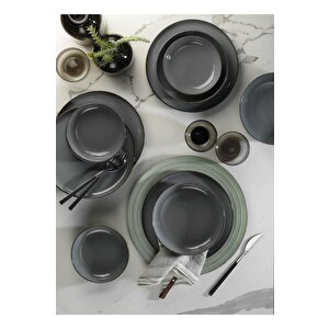 Moderna 18 Parça 6 Kişilik Yemek Takımı Mavi