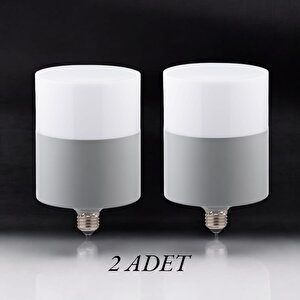 40w Oval Dekoratif Smd Led Torch Ampul / Beyaz Işık  - 2 Adet