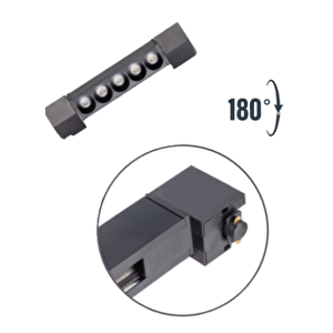 10w Mercek Lineer Ray Spot / Siyah Kasa - Beyaz Işık