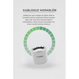 Torima Bluetooth Hoparlör Taşınabilir Speaker D12 Gümüş Gümüş
