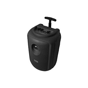 Torima Kts-2111 Siyah Rgb Ledli Mikrofonlu Tekerlekli Bluetooth Hoparlör Speaker Siyah