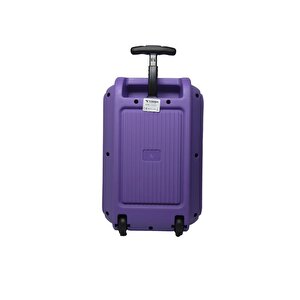 Torima Kts-2111 Mor Rgb Ledli Mikrofonlu Tekerlekli Bluetooth Hoparlör Speaker