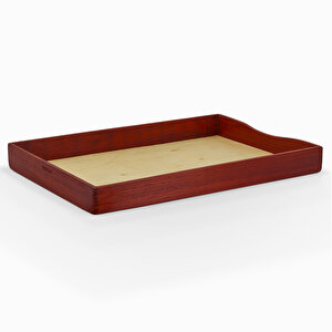 A4 Kağıt Ve Evrak Kutusu - Paduk Ağacından - 338mm X 225mm X 35mm - Woodsaka
