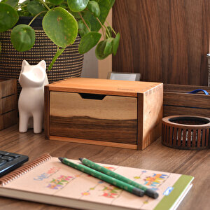 Tekli Mini Çekmece - 180mm X 120mm X 100mm - Woodsaka