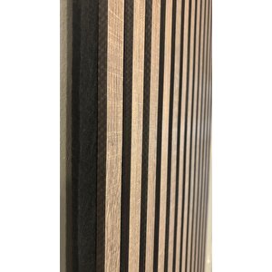 Özel Kompozit Mdf / Neme Dayanıklı Akustik Duvar Paneli / 60x280  / Silver Meşe / 10 Mm Keçe / 10 Mm