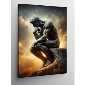Kanvas Tablo Düşünen Adam 70x100 cm