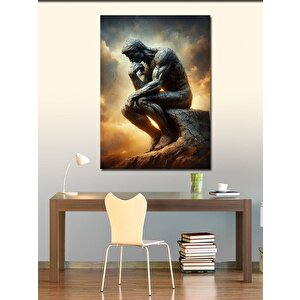 Kanvas Tablo Düşünen Adam 70x100 cm