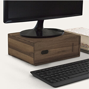 Reka Bilgisayar Yanı Masa Düzenleyici - Monitor Altlığı - Küçük - 260mm X 219mm X 102mm - Woodsaka