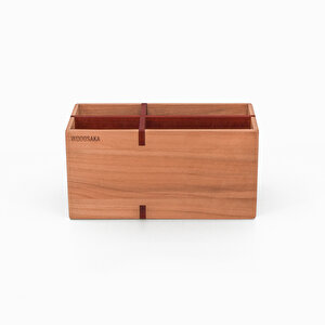 Kiraz & Paduk Kalemlik - Büyük - 178mm X 88mm X 90mm - Woodsaka