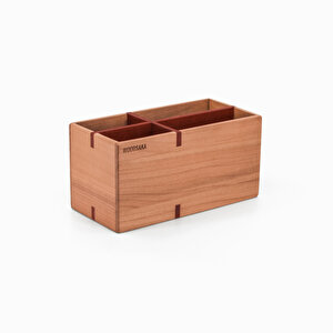 Kiraz & Paduk Kalemlik - Büyük - 178mm X 88mm X 90mm - Woodsaka