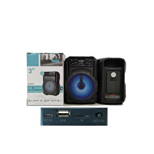 Gts-1346 Rgb Ledli Bluetooth Hoparlör Usb-tf-fm Radyo