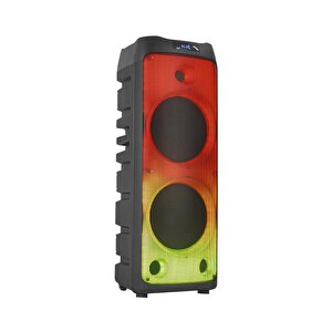 Torima Kolav-l2121 Mikrofonlu Kumandalı Rgb Ledli Taşınabilir Bluetooth Hoparlör Usb-tf-fm Radyo Siyah