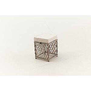 Calista Rattan Bahçe Balkon Oturma Grubu - Krem