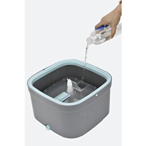Torima Tmp-02 Temiz Kirli Suyu Ayıran Otomatik Temizlik Seti 3 + Extra Mop Bezli Paspas