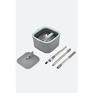 Torima Tmp-02 Temiz Kirli Suyu Ayıran Otomatik Temizlik Seti 3 + Extra Mop Bezli Paspas