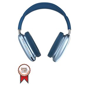 Torima P9 Bluetooth Kablosuz Kulaklık Mavi