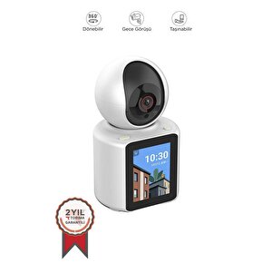 Torima Cmr-11 Monitörlü Smart Ip Full Hd 360° Akıllı Güvenlik Kamerası Bebek Kamerası