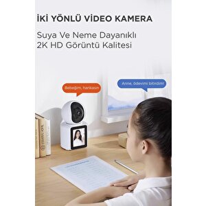 Torima Cmr-11 Monitörlü Smart Ip Full Hd 360° Akıllı Güvenlik Kamerası Bebek Kamerası