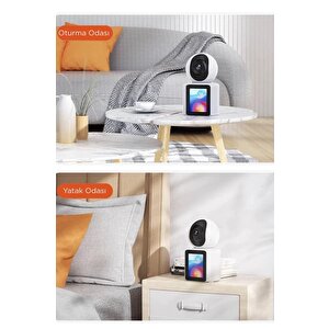 Torima Cmr-11 Monitörlü Smart Ip Full Hd 360° Akıllı Güvenlik Kamerası Bebek Kamerası