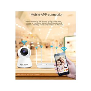 Torima Cmr-8 360° Full Hd 1080p Smart Ip Kamera