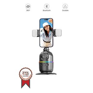 Torima P03 Yüz Takip 360° Gimbal Öz Çekim Telefon Sabitleyici Tutucu Video Akıllı Tripod