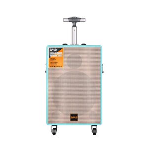 Torima B-v8 Mikrofonlu Kumandalı Taşınabilir Tekerlekli Bluetooth Hoparlör Mavi