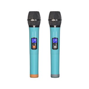 Torima B-v8 Mikrofonlu Kumandalı Taşınabilir Tekerlekli Bluetooth Hoparlör Mavi